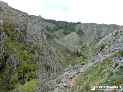 Cascadas Purgatorio,Bosque Finlandia; rutas senderismo sierra madrid